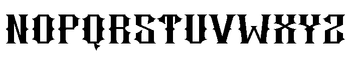 Broken Castle Font LOWERCASE