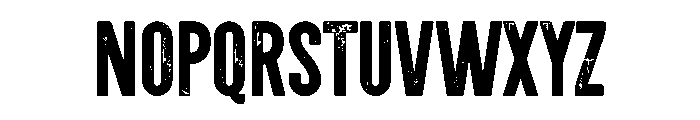 Broken Edge Font UPPERCASE