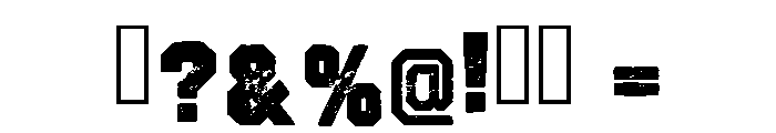 Broken Golden Regular Font OTHER CHARS