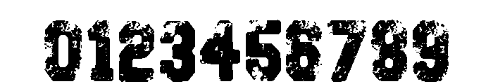 Broken Grunge Regular Font OTHER CHARS