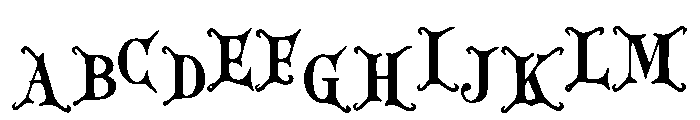 Broken_Halo Font UPPERCASE