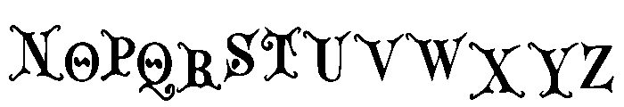 Broken_Halo Font UPPERCASE
