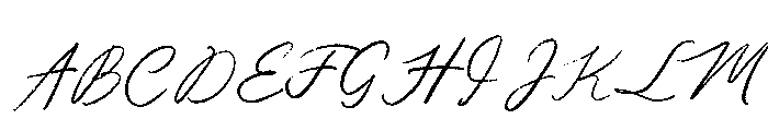 Broken Prints Regular Font UPPERCASE
