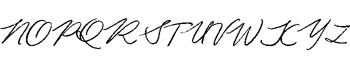 Broken Prints Regular Font UPPERCASE