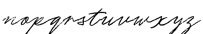 Broken Prints Regular Font LOWERCASE