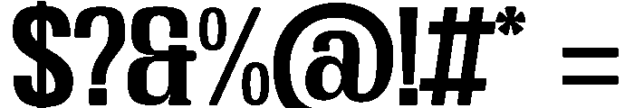 Broken Strings Font OTHER CHARS