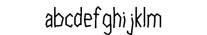 Broken Thin Line Regular FONT