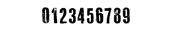 Broken grunge Font OTHER CHARS