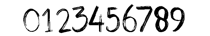 Broken ink Font OTHER CHARS