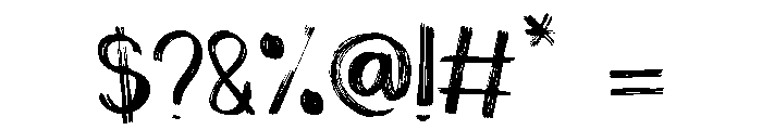 Broken ink Font OTHER CHARS