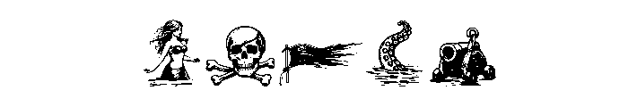 Broken rudder Doodles Font UPPERCASE