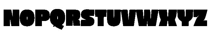 Brokentra Font UPPERCASE