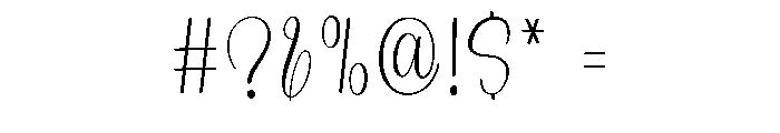 Brokline Danger Font OTHER CHARS