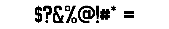 Broklyn Regular Font OTHER CHARS