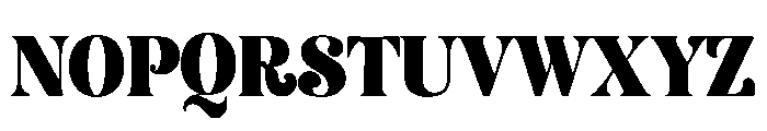 Brolin Prestige Font UPPERCASE
