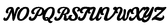 Brolin Vintage Font UPPERCASE