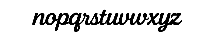 Brolin Vintage Font LOWERCASE
