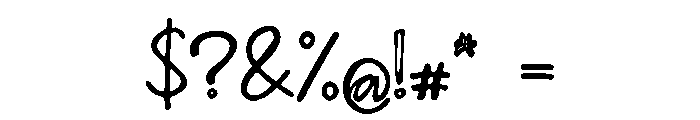 Bromeliad Font OTHER CHARS