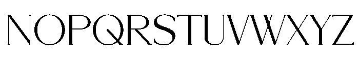 Bromle Font UPPERCASE