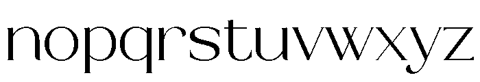 Bromle Font LOWERCASE