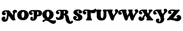 Bromvella Font UPPERCASE