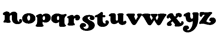 Bromvella Font LOWERCASE