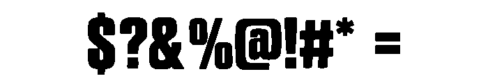 Bronar Font OTHER CHARS