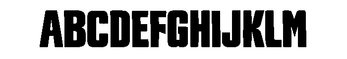 Bronar Font UPPERCASE