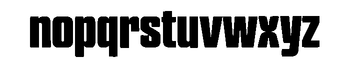 Bronar Font LOWERCASE