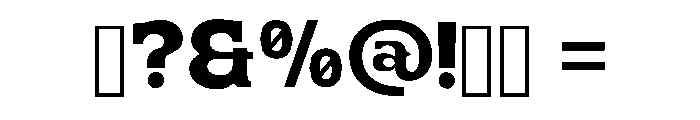 Bronco Heritage Regular Font OTHER CHARS
