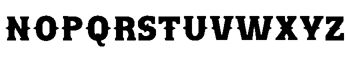Bronco Heritage Regular Font LOWERCASE