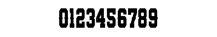 Bronco Heritage Font OTHER CHARS