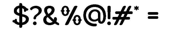 Bronco Ridge Regular Font OTHER CHARS