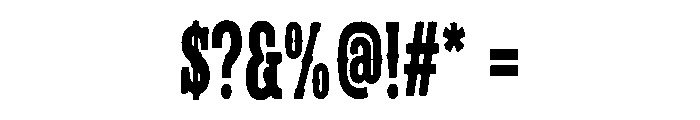 Bronco Ridge Font OTHER CHARS