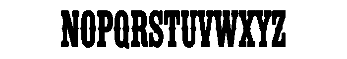 Bronco Ridge Font UPPERCASE