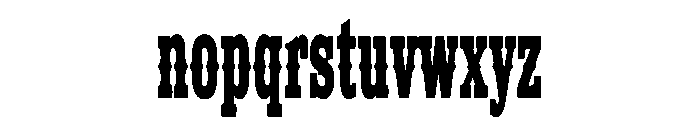 Bronco Ridge Font LOWERCASE