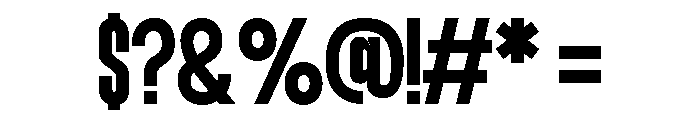 Brond Regular Font OTHER CHARS