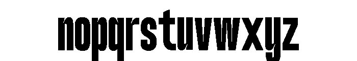 Brond Regular Font LOWERCASE