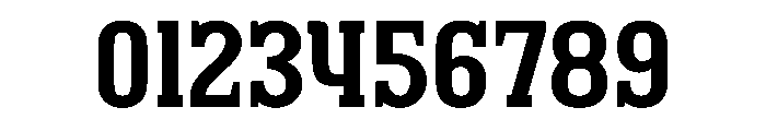 Bronze Block Regular Font OTHER CHARS