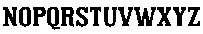 Bronze Block Regular Font UPPERCASE