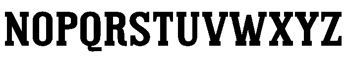 Bronze Block Regular Font LOWERCASE