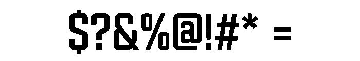 BronzeScale Font OTHER CHARS