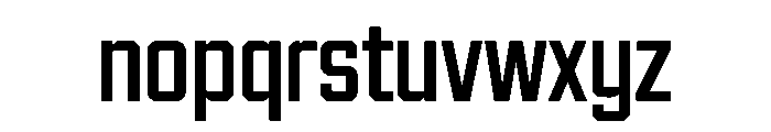 BronzeScale Font LOWERCASE