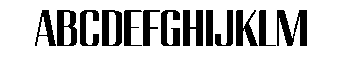 BronzeSign Font UPPERCASE