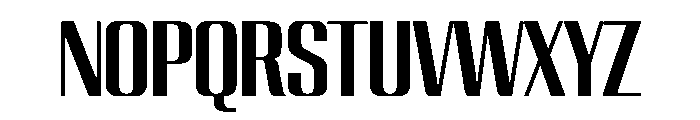 BronzeSign Font UPPERCASE