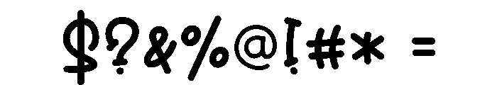 Broom Stick Font OTHER CHARS