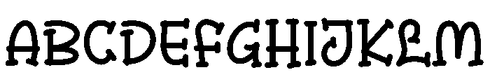 Broom Stick Font UPPERCASE