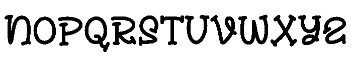 Broom Stick Font UPPERCASE