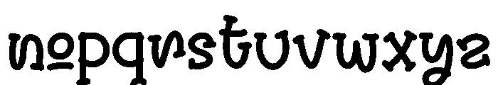 Broom Stick Font LOWERCASE