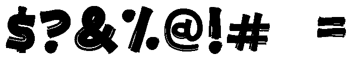Broome Bold Font OTHER CHARS